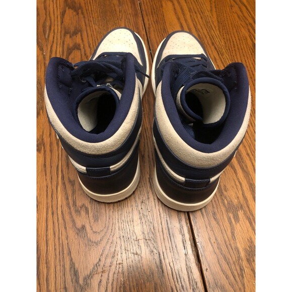 Jordan 1 Retro Midnight Navy Cream 12W/10.5M - Picture 4 of 5